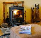 Kamin0ofen im Wohnzimmer